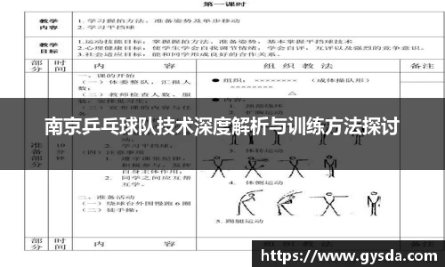南京乒乓球队技术深度解析与训练方法探讨