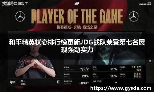 和平精英状态排行榜更新JDG战队荣登第七名展现强劲实力